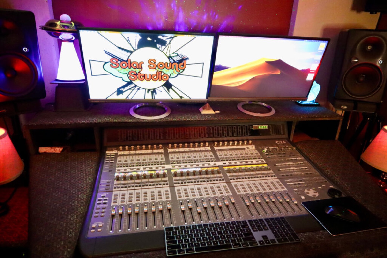 Solar Sound Studio behind the scenes