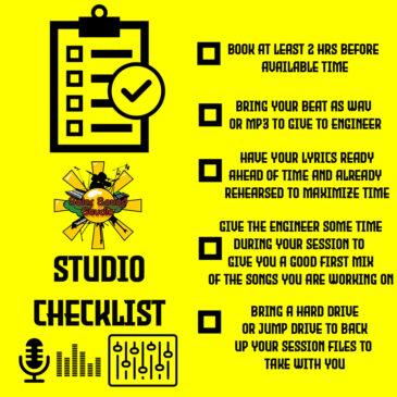 Solar Sound Studio Checklist